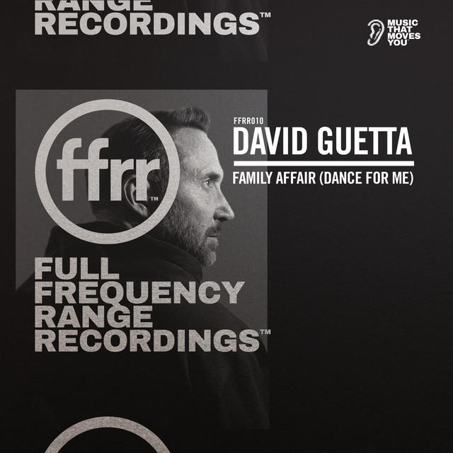 Pochette du single de David Guetta - Family Affair (Dance For Me) - 15 juillet 2022 - Spotify