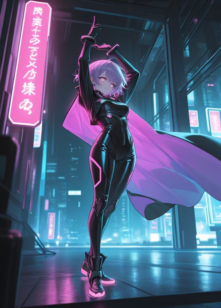 ReferenceHub - 525 Modern Niji Mecha Futuristic Cyberpunk Techwear Warriors Varieties Design and Pose Reference Art V2 4K - 20/29 - IA - Publication 20 février 2026 - Téléchargement 7 mars 2026 - Source https://www.artstation.com