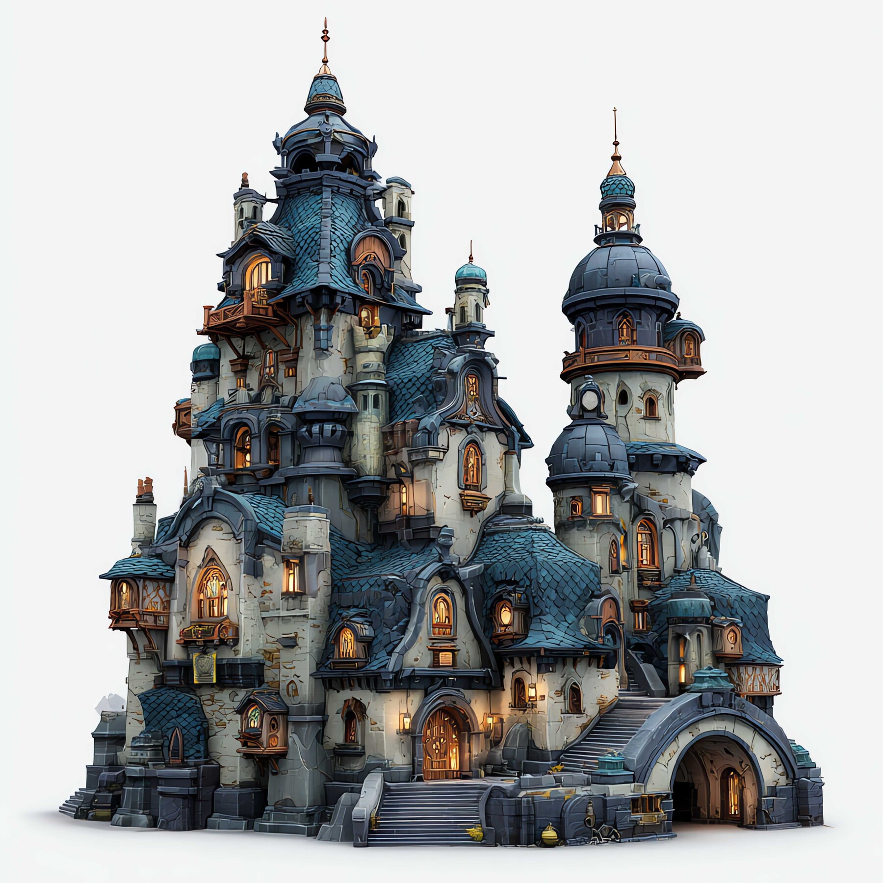 Tika Concept - +300 Stylized Dark Fantasy Architecture Reference (4k) - 4/9 - IA - Publication entre le 14 août 2025 et le 8 février 2026 - Téléchargement 8 février 2026 - Source https://www.artstation.com