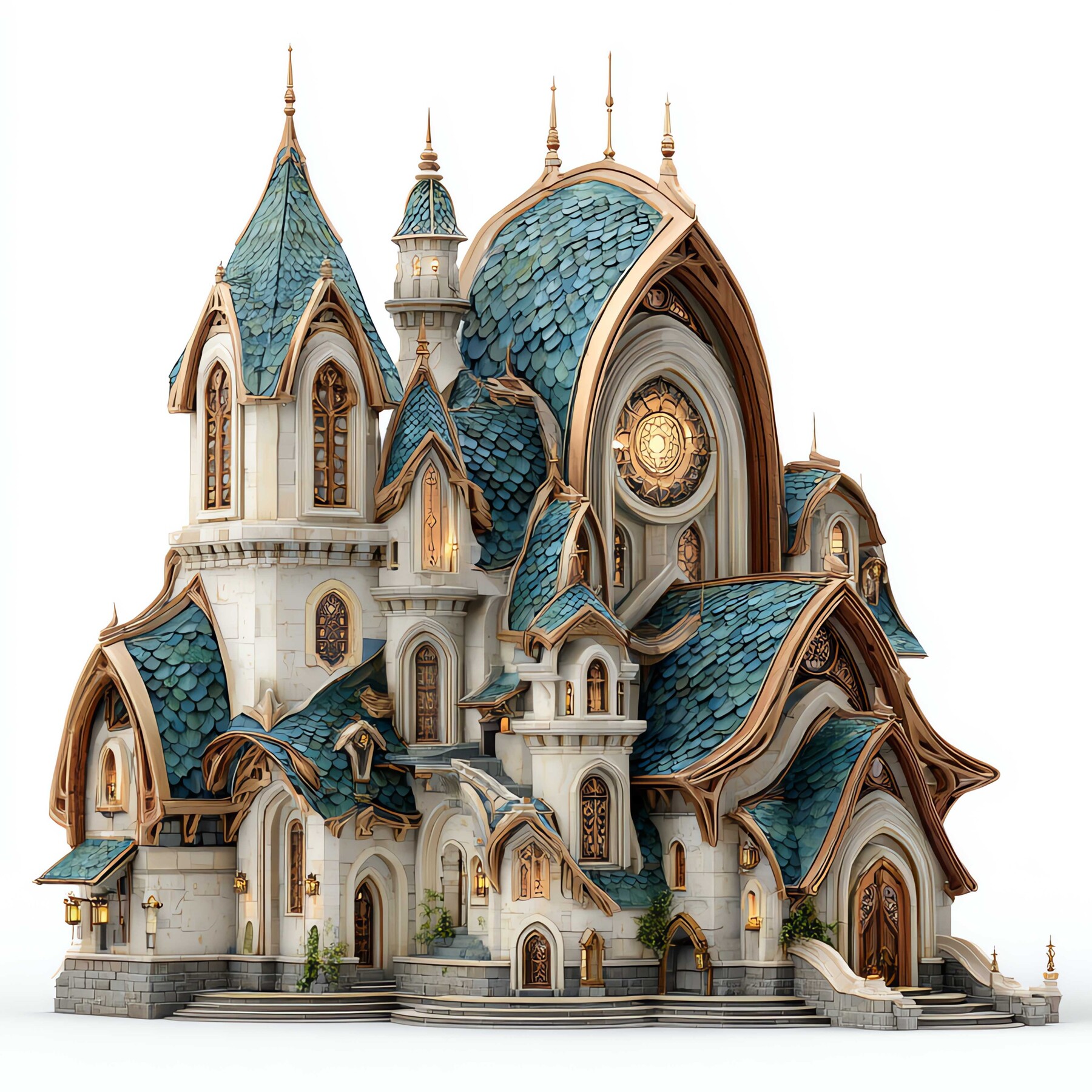 Tika Concept - +300 Stylized Medieval Architecture Reference (4k) - 2/15 - IA - Publication entre le 14 août 2025 et le 3 février 2026 - Téléchargement 3 février 2026 - Source https://www.artstation.com